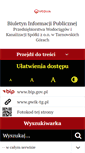 Mobile Screenshot of bip.pwik-tg.pl